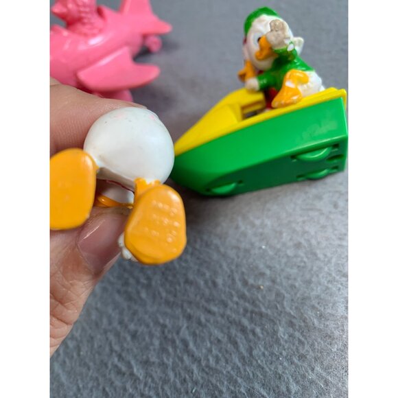 Vintage Disney Donald Duck Daisy Duck Tales Figurines Set of 5 - Picture 8 of 10